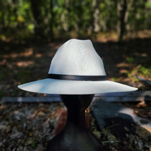 Traditional Tattoo Style White & Black Canvas Sun Hat Medium