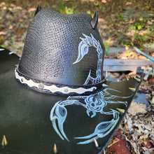 Scorpion Spiked Cowboy Hat Large Y'allternative Western Goth