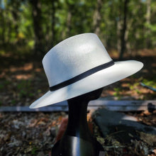 Traditional Tattoo Style White & Black Canvas Sun Hat Medium