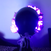 Light-Up LED Purple Flower Crown Hair Wreath Costume Accessory for Festival, Rave, Renaissance Faire, Halloween, Easter - Buy from FreebirdRevolution.comLight-Up LED Purple Flower Crown Hair Wreath Costume Accessory for Festival, Rave, Renaissance Faire, Halloween, Easter - Buy from FreebirdRevolution.com