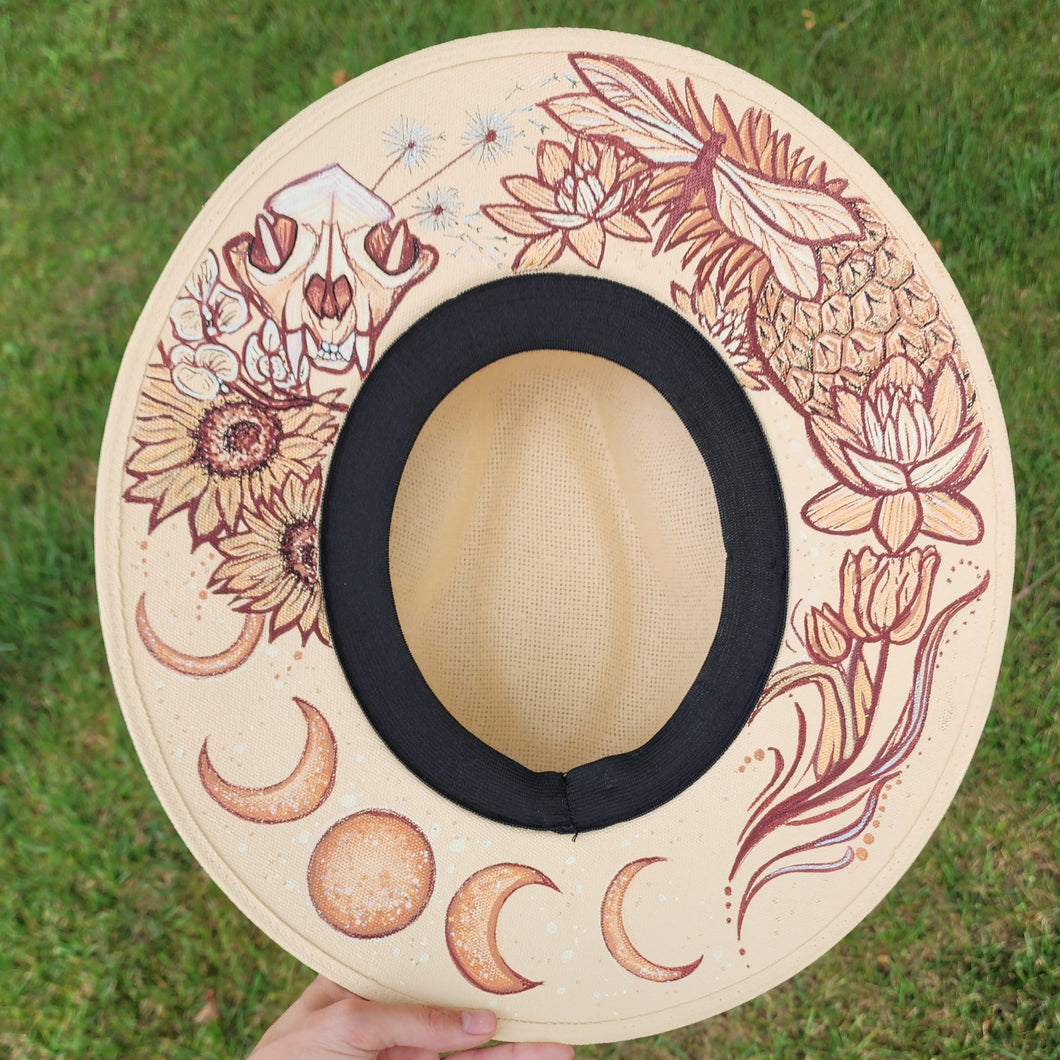 Fertility Hand Painted Sun Hat