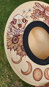 Fertility Hand Painted Sun Hat