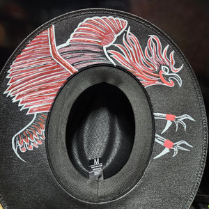 Gamecock Rooster Hand Painted Sun Hat