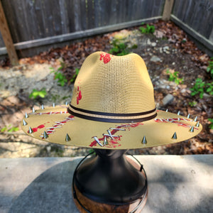 Texas Chainsaw Massacre Inspired Leatherface Spiked Sun Hat