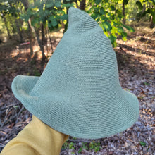 Knit Witch Hat – Soft & Comfortable Pointed Hat with Shapeable Wire Brim | Adult Sizes, Multiple Colors