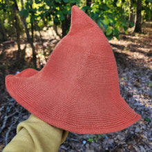 Knit Witch Hat – Soft & Comfortable Pointed Hat with Shapeable Wire Brim | Adult Sizes, Multiple Colors