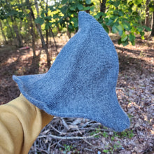Knit Witch Hat – Soft & Comfortable Pointed Hat with Shapeable Wire Brim | Adult Sizes, Multiple Colors
