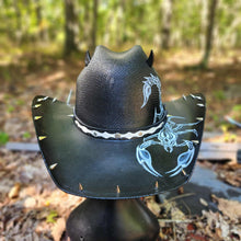 Scorpion Spiked Cowboy Hat Large Y'allternative Western Goth