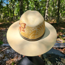 Golden Death's-head Hawkmoth Tan Canvas Sun Hat Medium