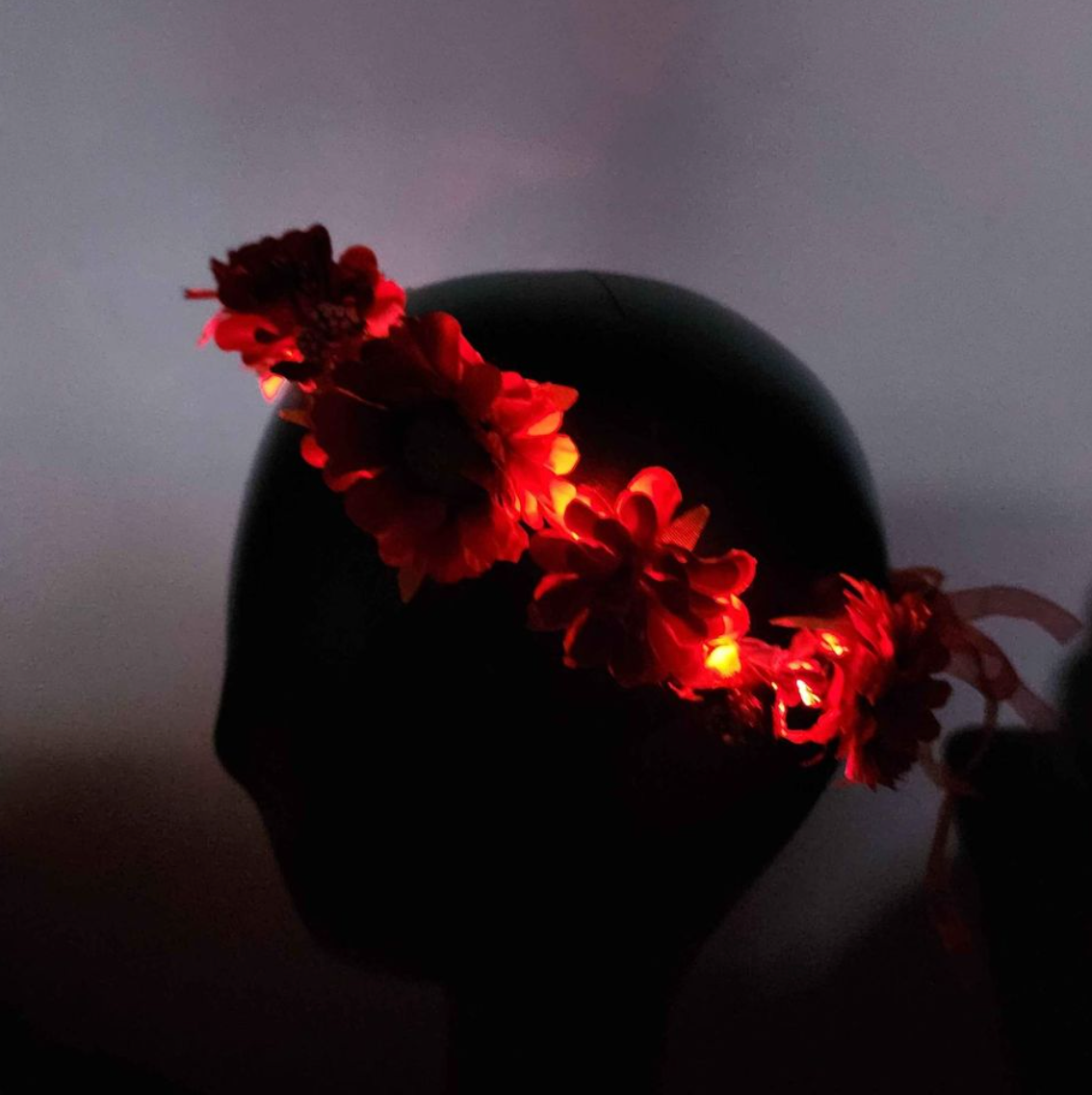 HONLYNE 54 PCS LED Flower Crowns Headbands, Light Up Flower Crowns For Women, Glow in the Dark Headband for Wedding Reception Mardi Gras Cosplay Princess Party Favors Birthday Christmas Halloween HONLYNE 54 PCS LED Flower Crowns Headbands, Light Up Flower Crowns For Women, Glow in the Dark Headband for Wedding Reception Mardi Gras Cosplay Princess Party Favors Birthday Christmas Halloween