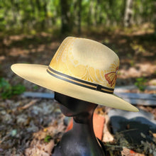 Golden Death's-head Hawkmoth Tan Canvas Sun Hat Medium