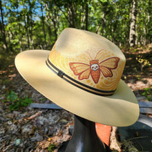 Golden Death's-head Hawkmoth Tan Canvas Sun Hat Medium