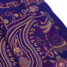 Indigo Paisley Block Pashmina Scarf