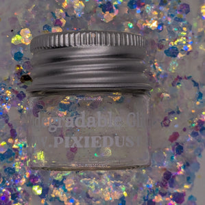 Iridescent Clear Biodegrable Glitter
