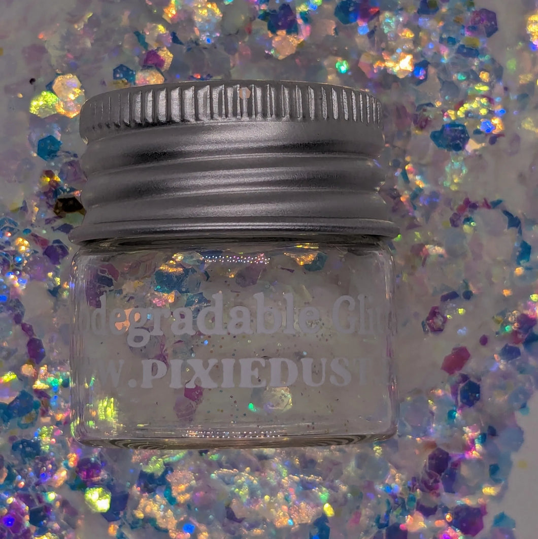 Iridescent Clear Biodegrable Glitter
