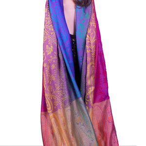 Rainbow Paisley Pashmina Scarf