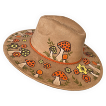 Tan Retro Mushroom Sun Hat