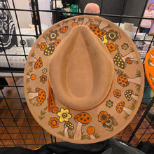 Tan Retro Mushroom Sun Hat