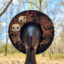 Skull Flower Butterfly Garden Sun Hat