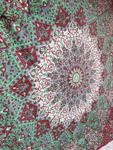 Maroon Elephant Mandala Queen Tapestry