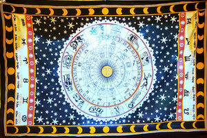 Astrology Tapestry - Size Twin