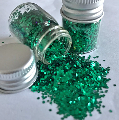Green Chunky Biodegrable Glitter