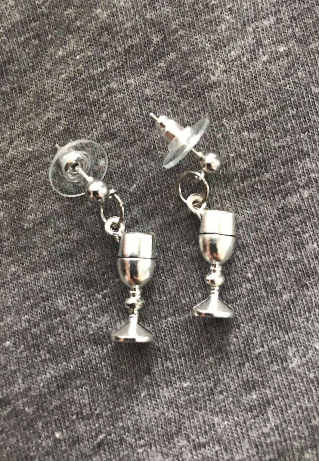 Wine Goblet Earrings